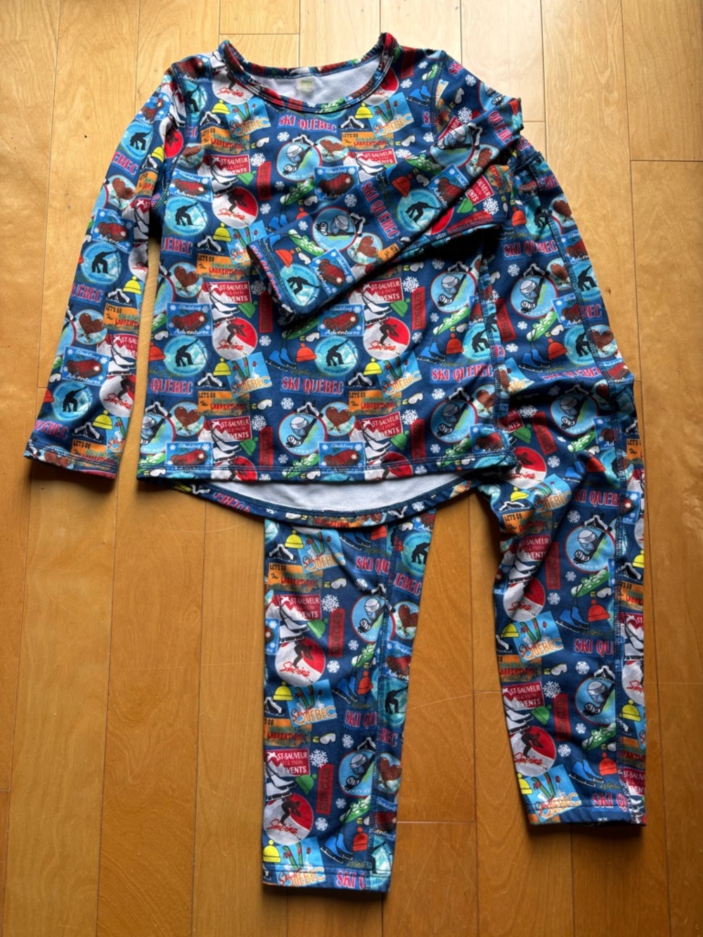 Bula Ski Themed Kids base layers set